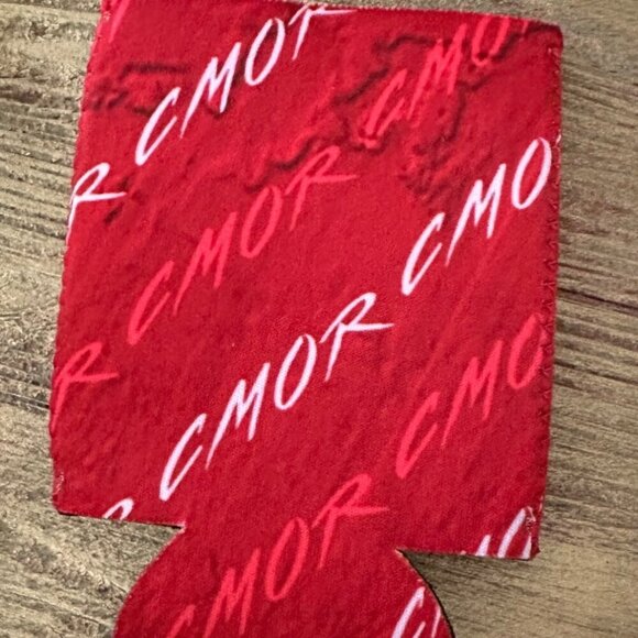 CMOR Mapping Fishing Regular Can Cooler Koozie - Red - Picture 1 of 1